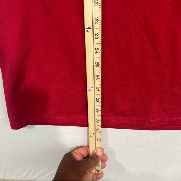 Champions Men Red Tee Shirt Santa Clara Authentic Athleticwear Size XXL - Picture 5 of 8